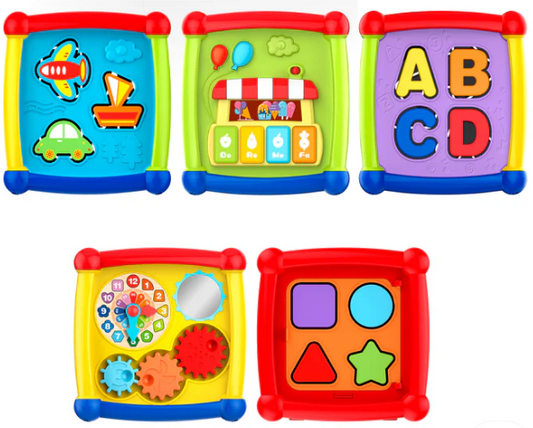 Cubo de Actividades Multifuncional para Bebé – Luces, Sonidos y Aprendizaje