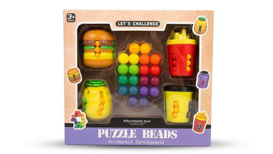 Kit Educativo de Juguetes Sensoriales y Antiestres 5 en 1