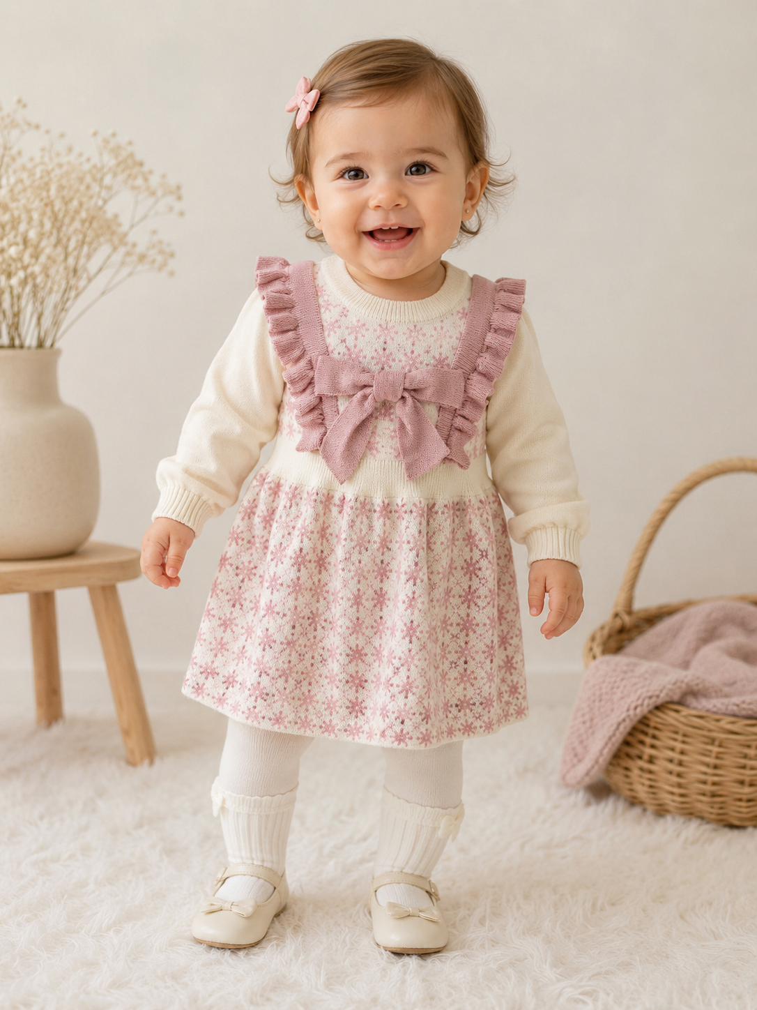Vestido Invierno con Moño