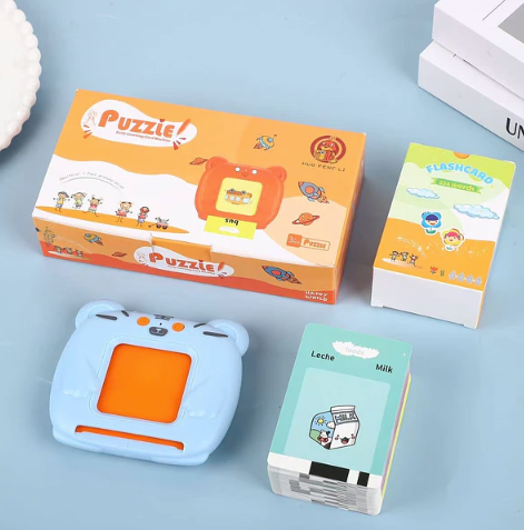 Puzzle Bilingüe con Flashcards - Estimulación del Lenguaje