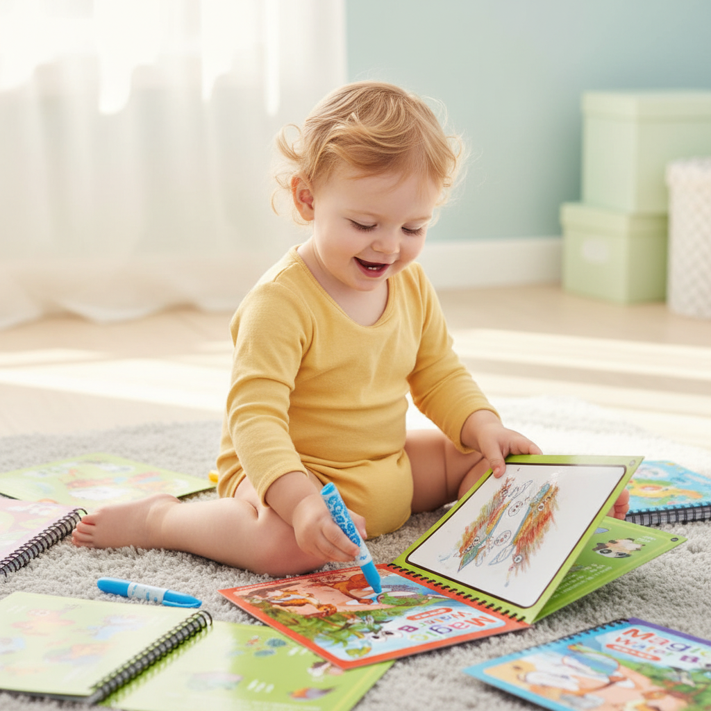 Magic Water Book - Libro para Colorear con Agua