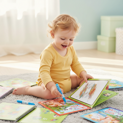 Magic Water Book - Libro para Colorear con Agua