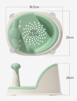Silla de Baño para Bebés con Ventosas de Seguridad