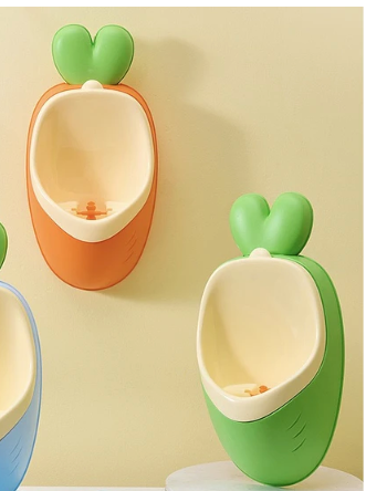 Orinal Urinario para Niños — Forma Zanahoria