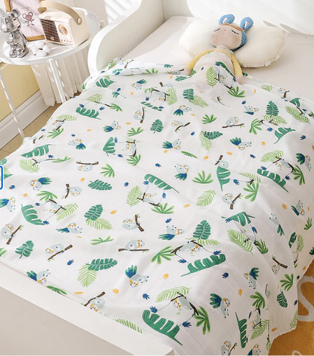 Manta Multiusos para Bebé – Colección Animales y Naturaleza