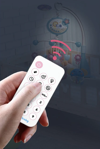 Móvil Musical con Proyector y Control Remoto — Desde 0M