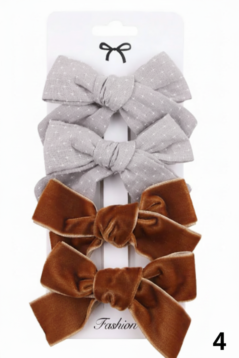 Set de lazos con Broches para Niña