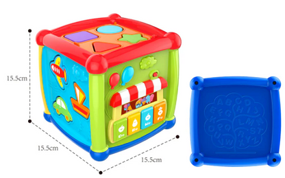 Cubo de Actividades Multifuncional para Bebé – Luces, Sonidos y Aprendizaje