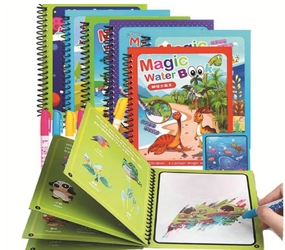 Magic Water Book - Libro para Colorear con Agua