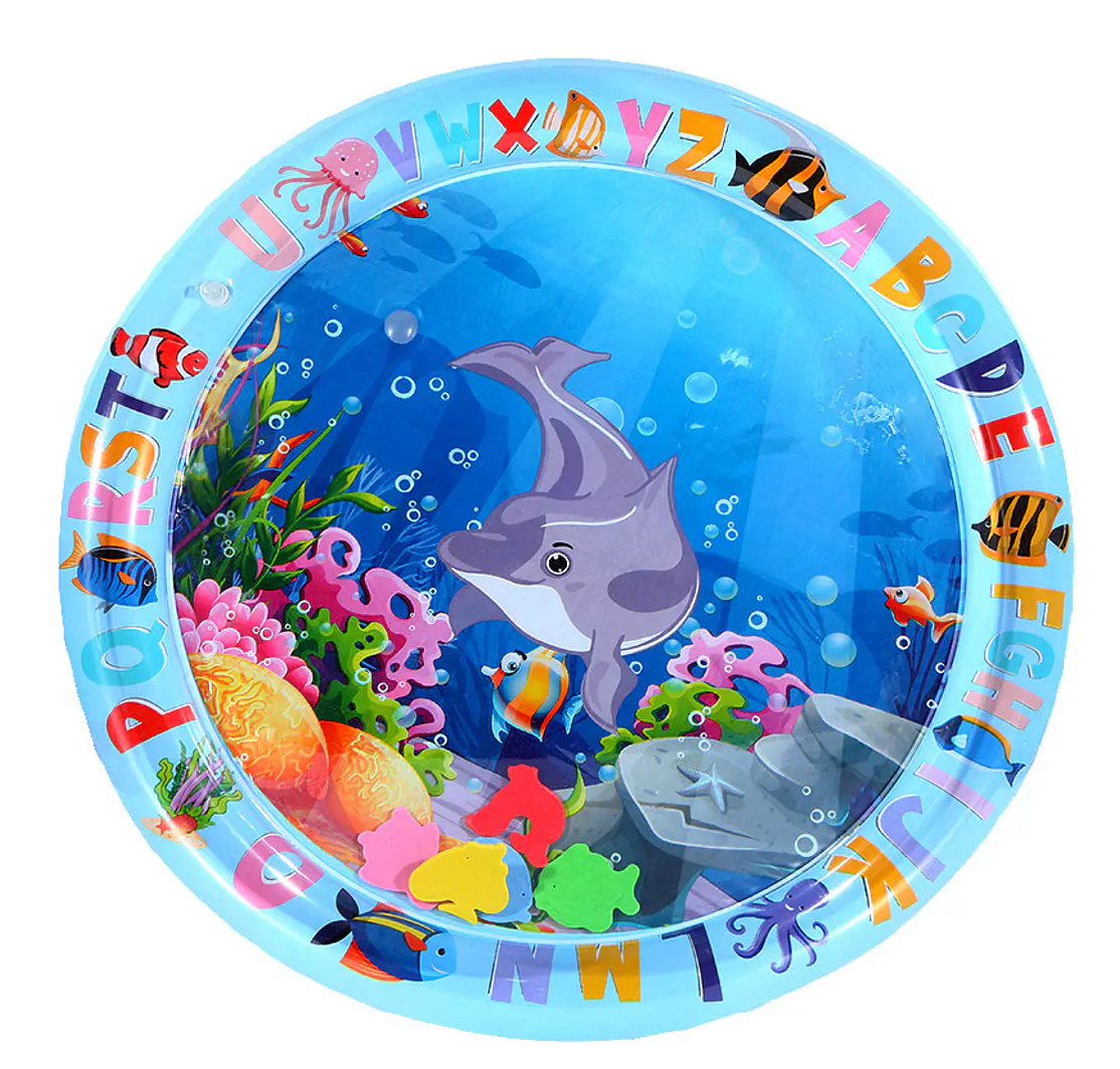 Colchoneta de Agua para Tummy Time — Temática Marina