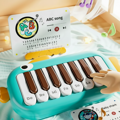 Piano Interactivo para Bebé con Modo Follow-Flick – Rosa
