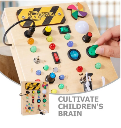 Tablero Eléctrico Montessori con Luces