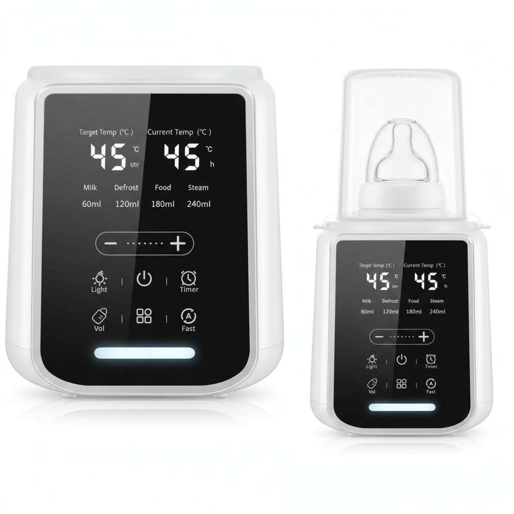 Esterilizador y Calienta Mamaderas Digital con Pantalla LCD
