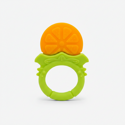 Mordedor de Fruta para Bebés🍊 – Aro Ergonómico