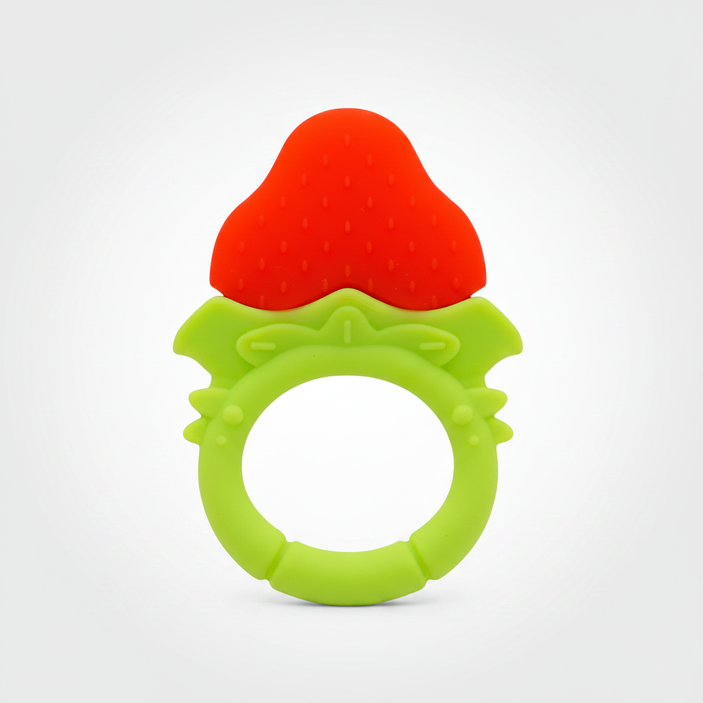Mordedor de Fruta para Bebés🍊 – Aro Ergonómico