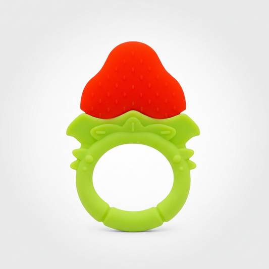 Mordedor de Fruta para Bebés🍊 – Aro Ergonómico