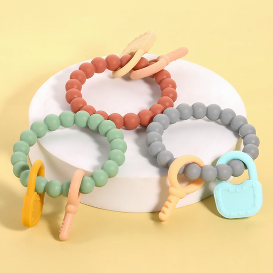 Mordedor Sensorial con Cuentas y Llaves👶🔑
