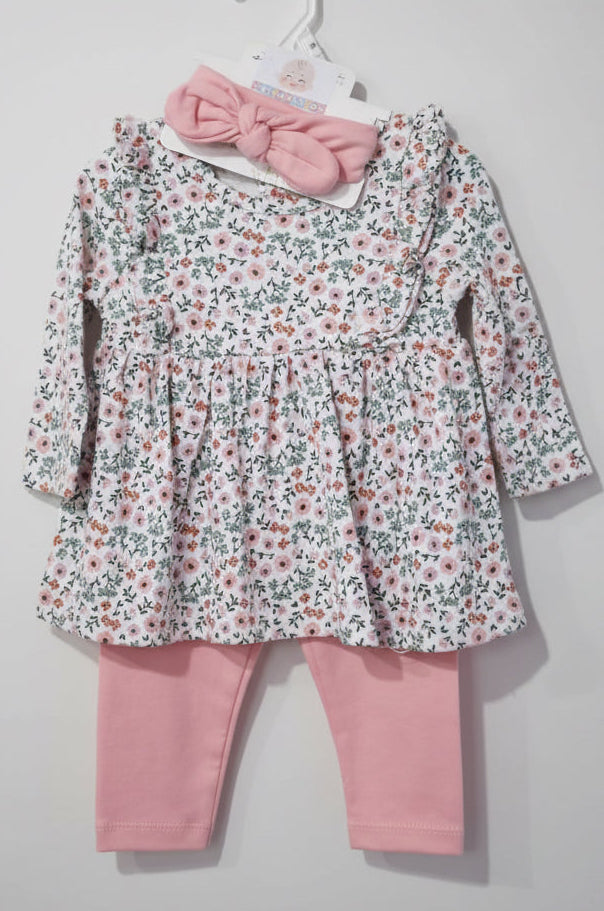 Conjunto 3 Piezas Bebé 🌸🌷