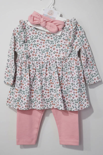 Conjunto 3 Piezas Bebé 🌸🌷