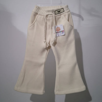 Pantalón Cotelé Café y Beige ❄️🧶🤍