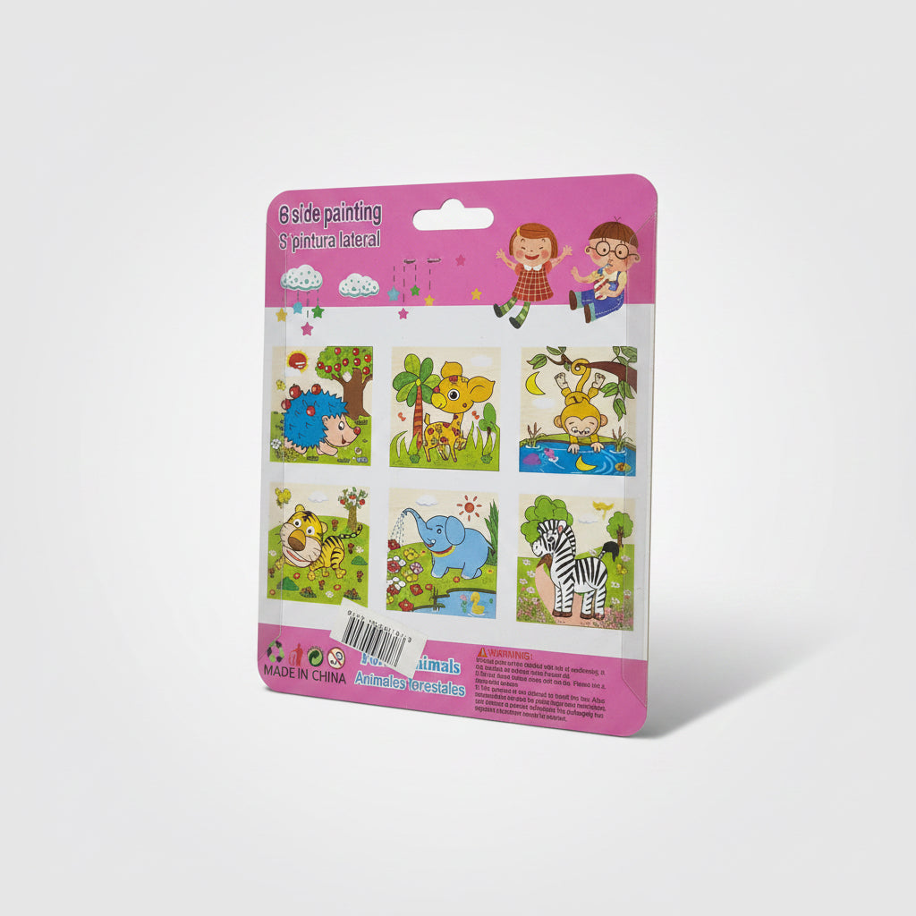 Cubos de Madera Puzzle 6 Caras, Busca la imagen