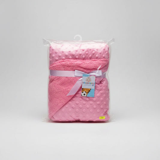 Manta Polar con Plush Rosa 🎀💗