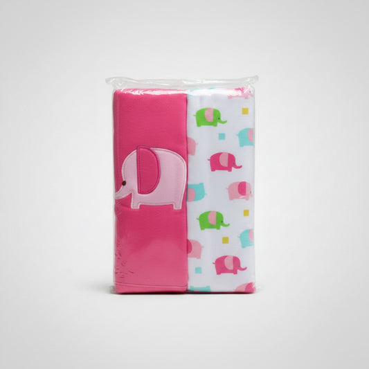 Set de 2 Mantas de Algodón Verano 🧁🐘🦉