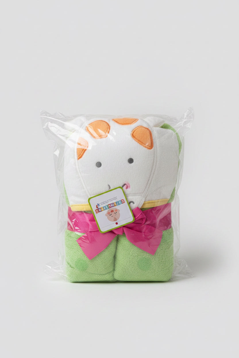 Toalla con capucha para bebé 🛁👶