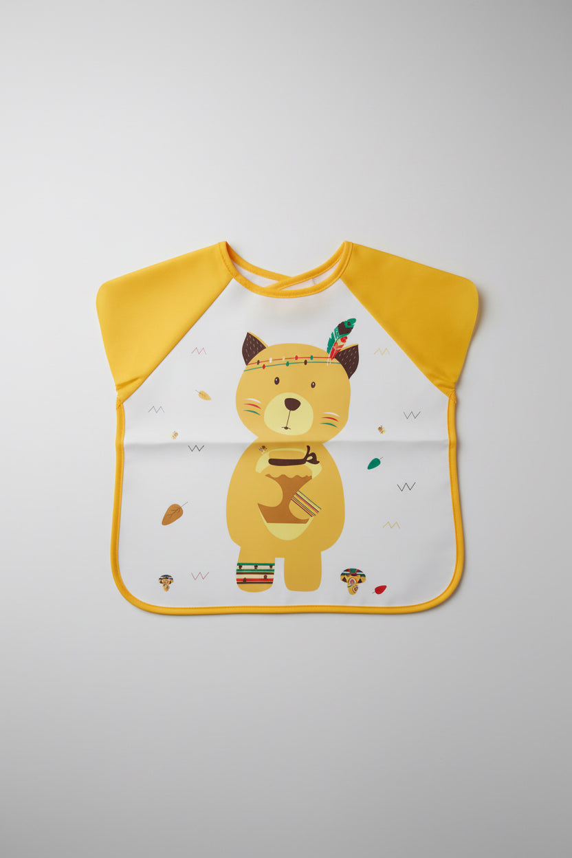 Babero con Mangas Impermeable🍽️ – Protección Total a la Hora de Comer