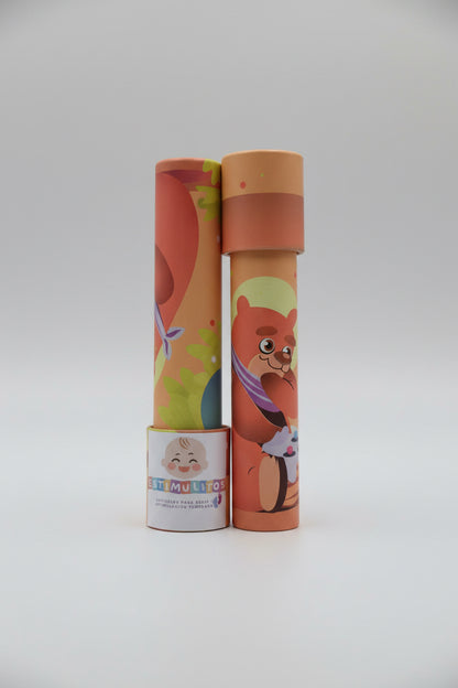 Caleidoscopio Estimulitos  🌈✨– Juguete Óptico Sensorial para Niños