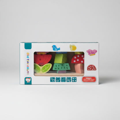 Ábaco Montessori Animalitos de Madera 🌿🐞