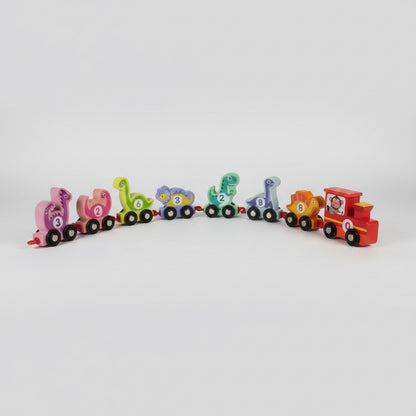 Tren de Dinosaurios con Números 🦕 – Dinosaur Number Train 11 pcs