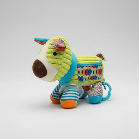 Sonajero Peluche Sensorial para Bebés 🐾
