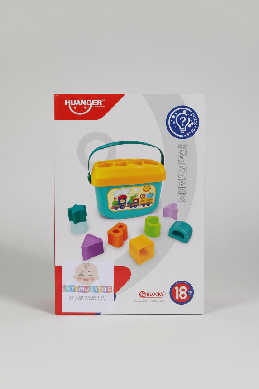 Cubo Clasificador de Letras y Formas para Bebés🧩