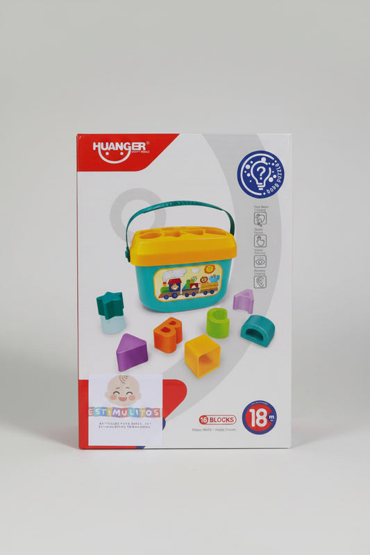 Cubo Clasificador de Letras y Formas para Bebés🧩