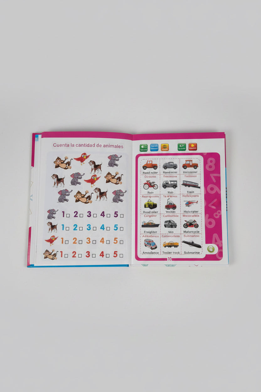 Libro Educativo Interactivo Bilingüe para Niños 📖