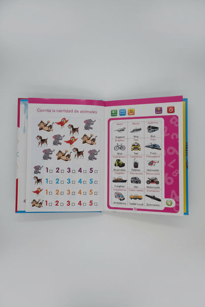 Libro Educativo Interactivo Bilingüe para Niños 📖