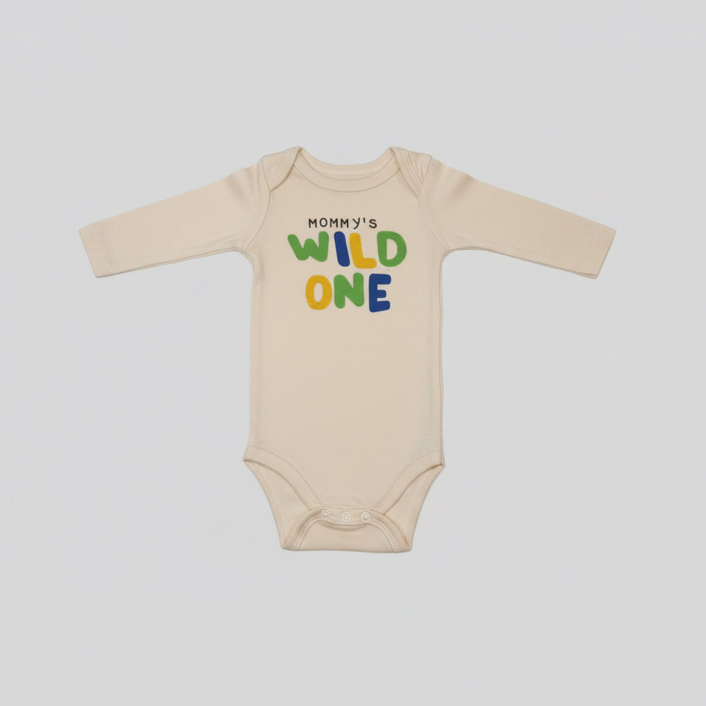 Pack 5 Bodies Manga Larga Bebé Niño 🐻Wild one