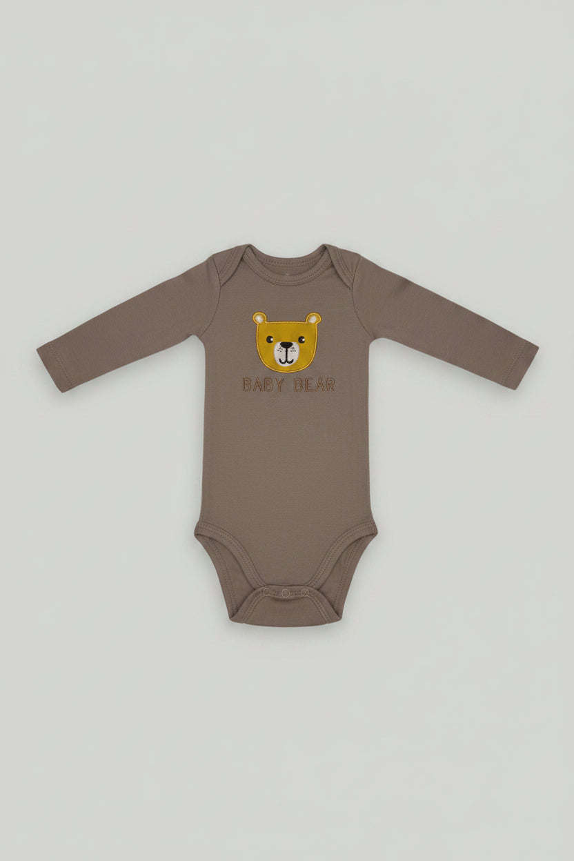 Pack 5 Bodies Manga Larga Bebé Niño 🐻Wild one