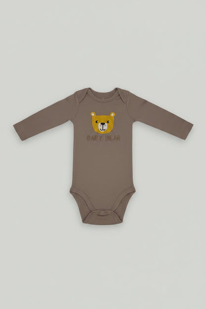 Pack 5 Bodies Manga Larga Bebé Niño 🐻Wild one