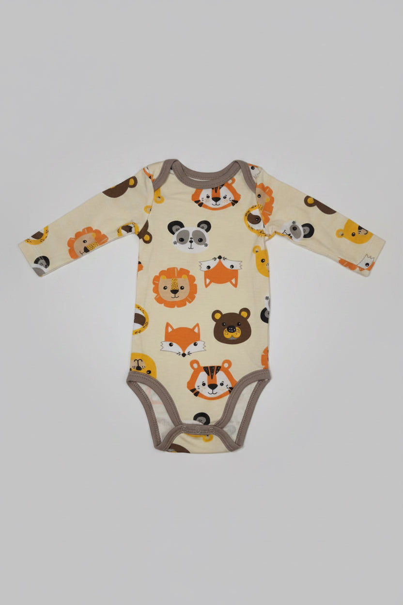 Pack 5 Bodies Manga Larga Bebé Niño 🐻Wild one