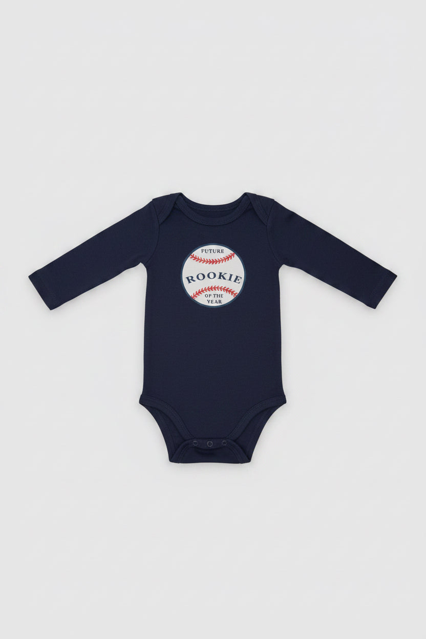Set 5 Bodis Manga Larga Niño Baseball ⚾️