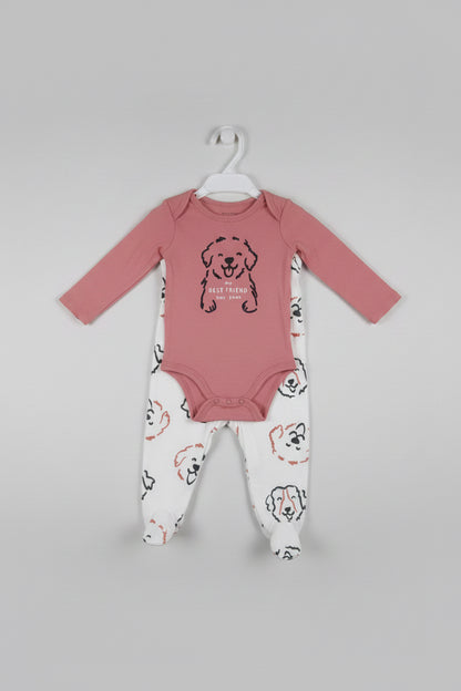 Set 4 Piezas Bebé – Perritos 🐾 🐕