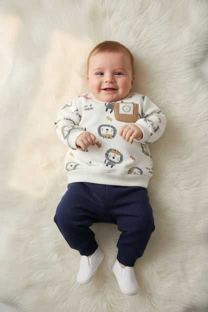 Conjunto 2 Piezas Bebé – León