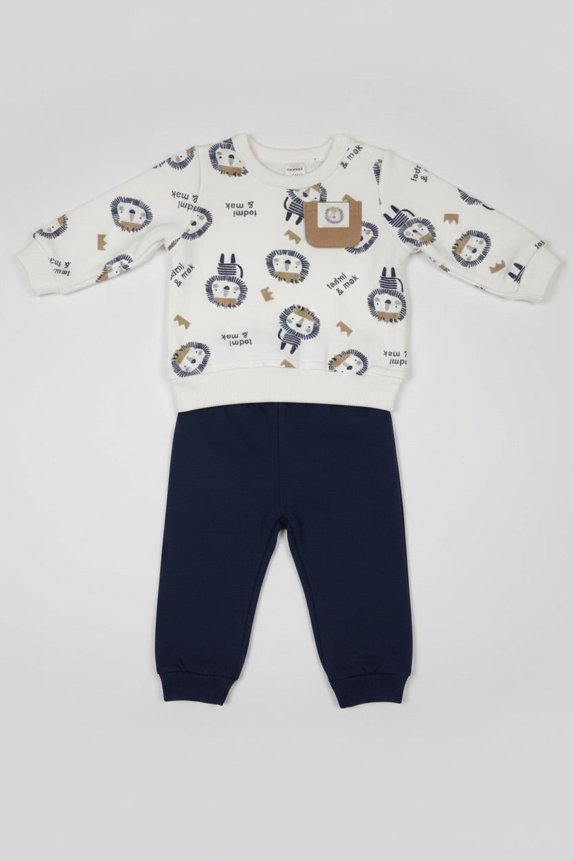 Conjunto 2 Piezas Bebé – León