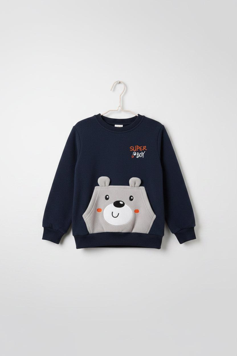 Polerón Polar Bebé Super Boy Osito🐻