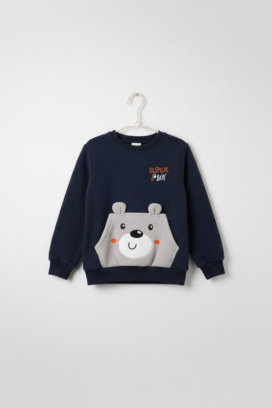 Polerón Polar Bebé Super Boy Osito🐻