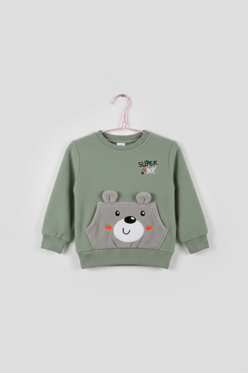 Polerón Polar Bebé Super Boy Osito🐻