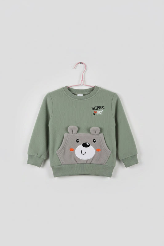 Polerón Polar Bebé Super Boy Osito🐻