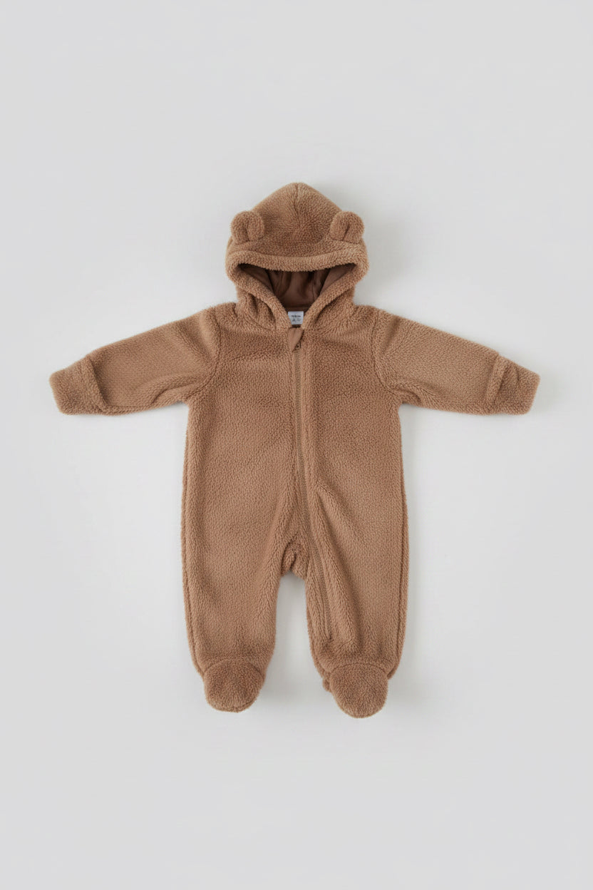 Osito Polar Bebé con Capucha y Orejas – 6 Colores🐻❤️